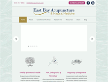 Tablet Screenshot of ebacupuncture.com